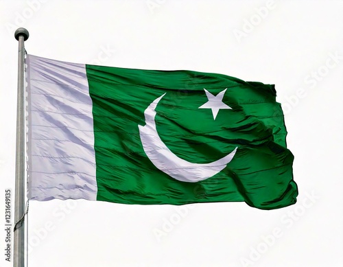 Wallpaper Mural Pakistan, waving flag of Pakistan Torontodigital.ca