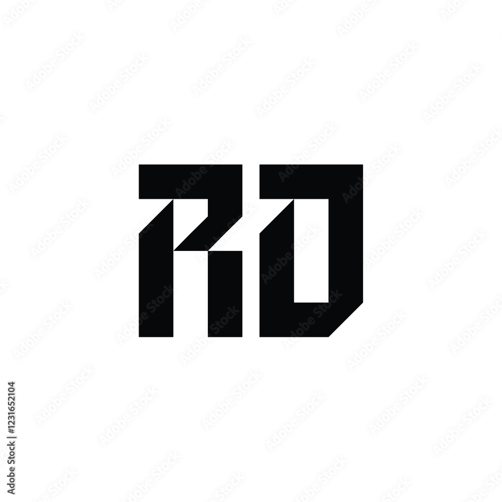 RD monogram logo design letter text name symbol monochrome logotype alphabet character simple logo RD monogram logo design letter text name symbol monochrome logotype alphabet character simple logo