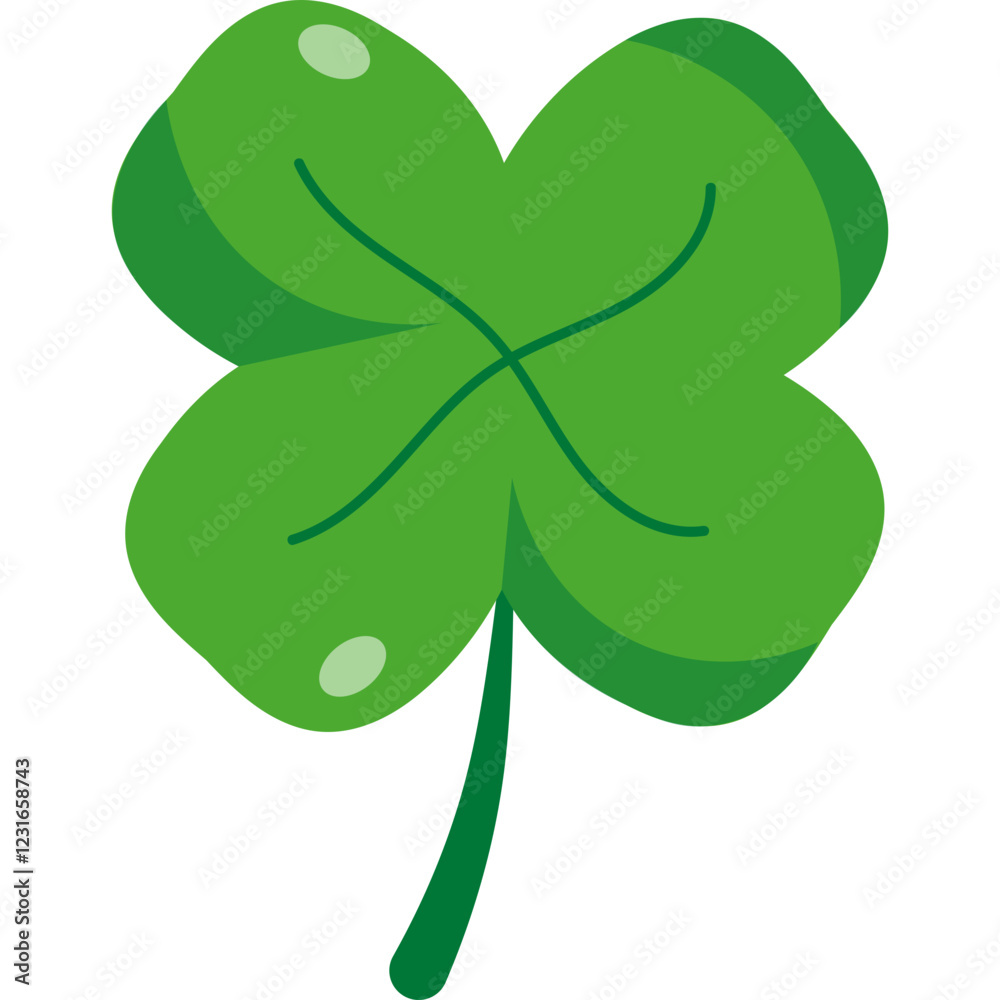  Clover Leaves Illustration