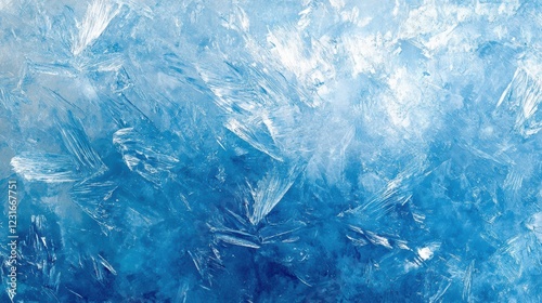 Wallpaper Mural Geometric Blue Ice Texture Background. Torontodigital.ca