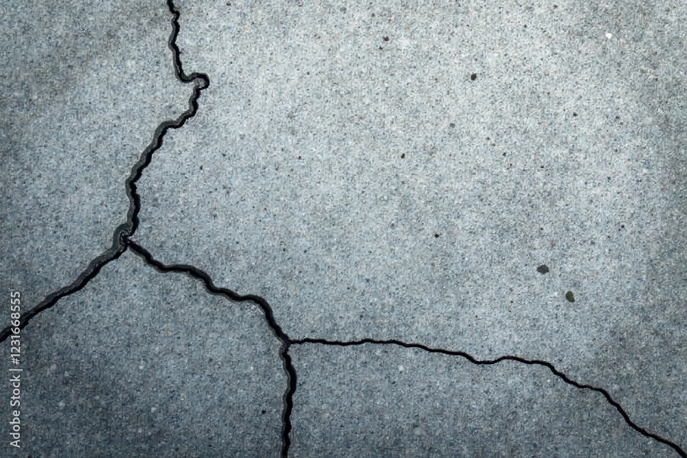 Fototapeta premium Rough, gray concrete surface with subtle cracks , floor, material, uneven