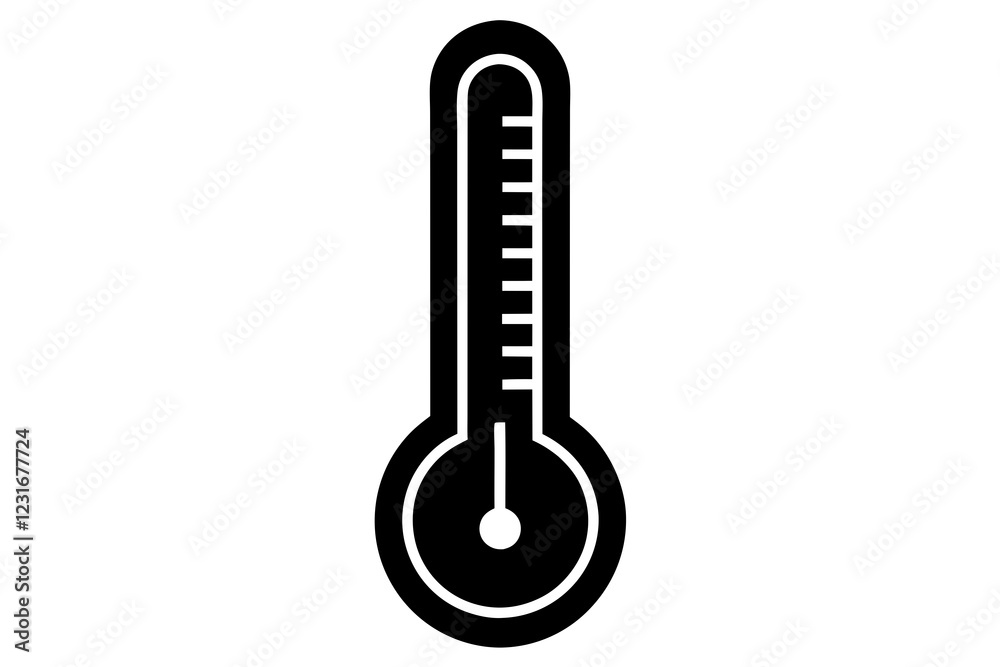 Thermometer Icon, Temperature Scale Symbol, Temperature Vector Sign Thermometer Icon, Temperature Scale Symbol, Temperature Vector Sign