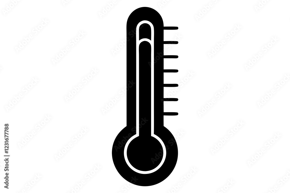 Thermometer Icon, Temperature Scale Symbol, Temperature Vector Sign Thermometer Icon, Temperature Scale Symbol, Temperature Vector Sign