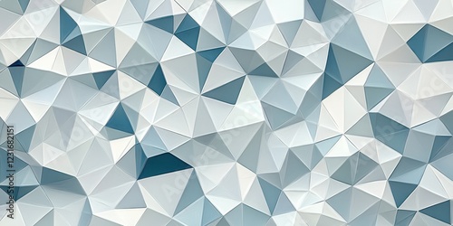Abstract blue-white geometric pattern texture background for design