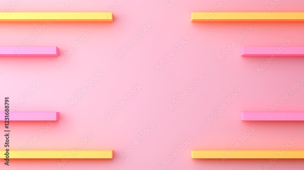 Colorful geometric background with vibrant pink and yellow elements for modern design projects Colorful geometric background with vibrant pink and yellow elements for modern design projects