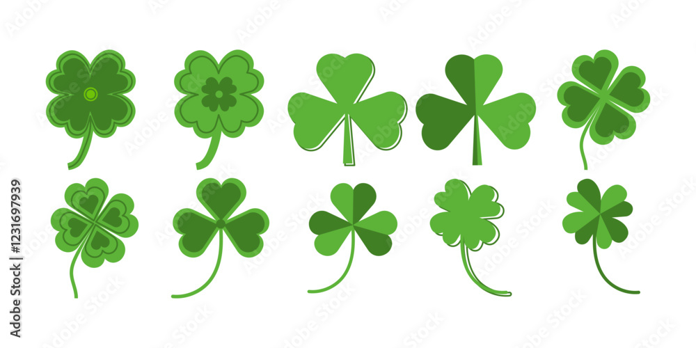 Clover Leaves Illustration Clover Leaves Illustration