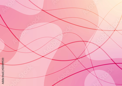 Random swirl line pink graphic presentation background