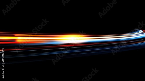 Motion Blur: City Lights at Night