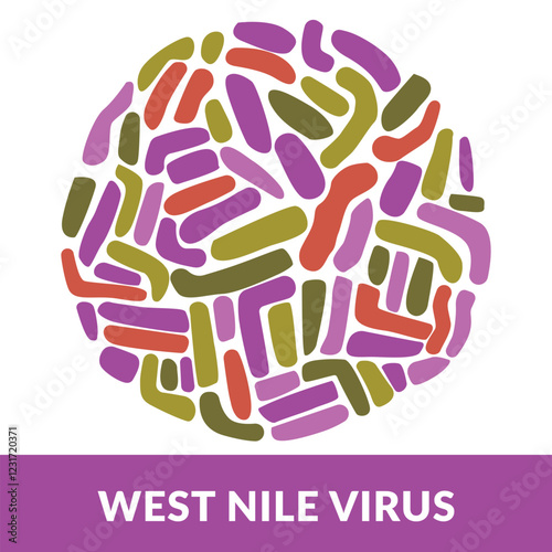 West Nile Virus design vector Illustration