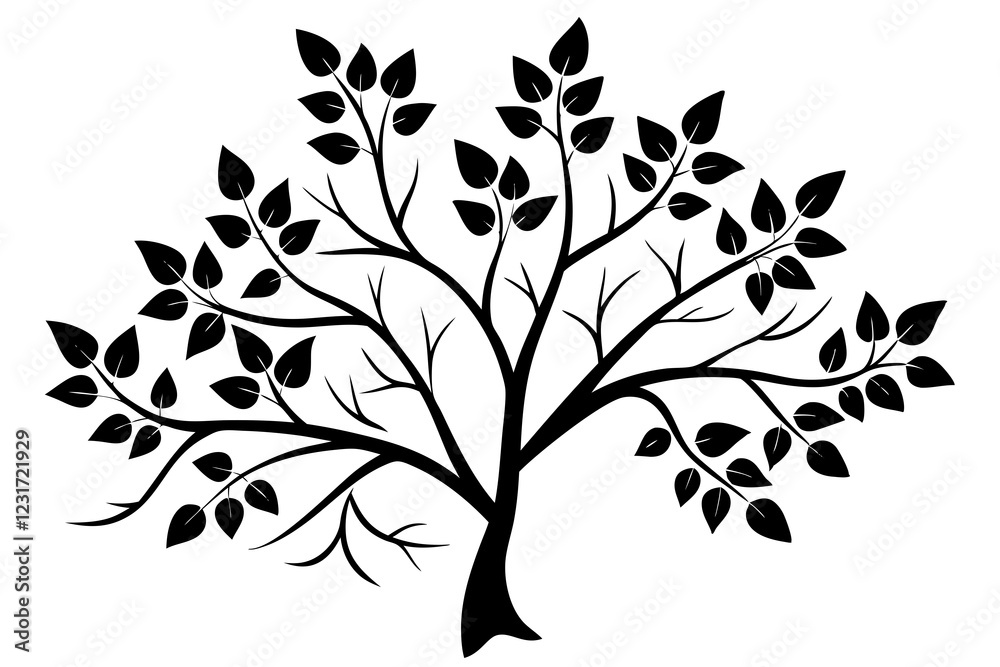 branch with leaves branch with leaves
