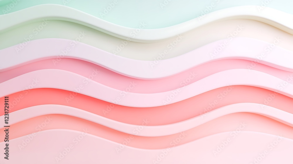 Soft Colorful Waves Abstract Background Design in Pastel Shades for Modern Graphic and Web Projects Soft Colorful Waves Abstract Background Design in Pastel Shades for Modern Graphic and Web Projects