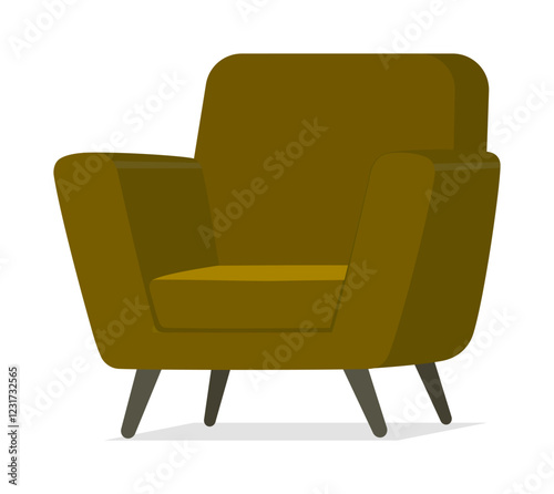 brown sofa chair good quality and design