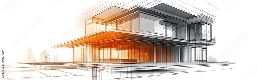 Obraz premium Ventilation & Airflow for built a home
