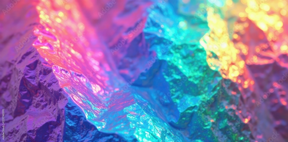 Shimmering rainbow holographic foil texture, abstract iridescent background, abstract, metallic, luxury Shimmering rainbow holographic foil texture, abstract iridescent background, abstract, metallic, luxury