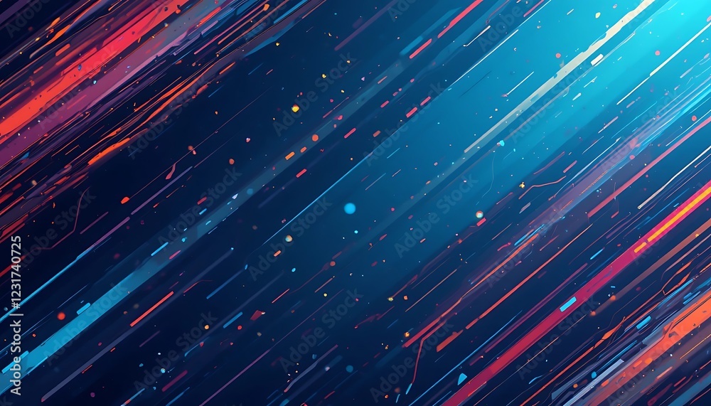 Abstract Diagonal Lines Vibrant Colors Background Design Abstract Diagonal Lines Vibrant Colors Background Design