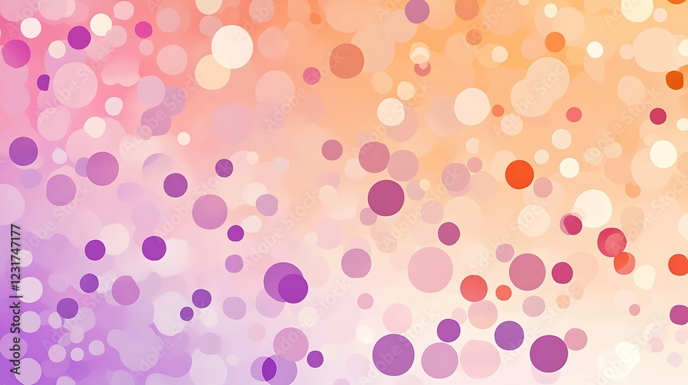 Abstract Pastel Circles Background Design Abstract Pastel Circles Background Design