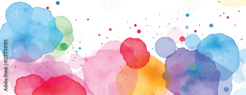 Holi colorful abstract liquid watercolor background with artistic, paint, splashes, grunge, splatter, texture, powder, Artwork for creative banner, card, template, effect, ink, blot design vector