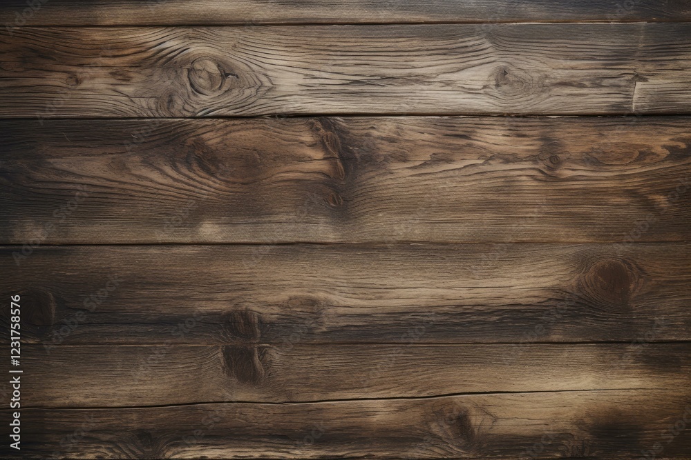 Naklejka premium Wooden planks creating a rustic background, perfect for design projects or adding a touch of nature