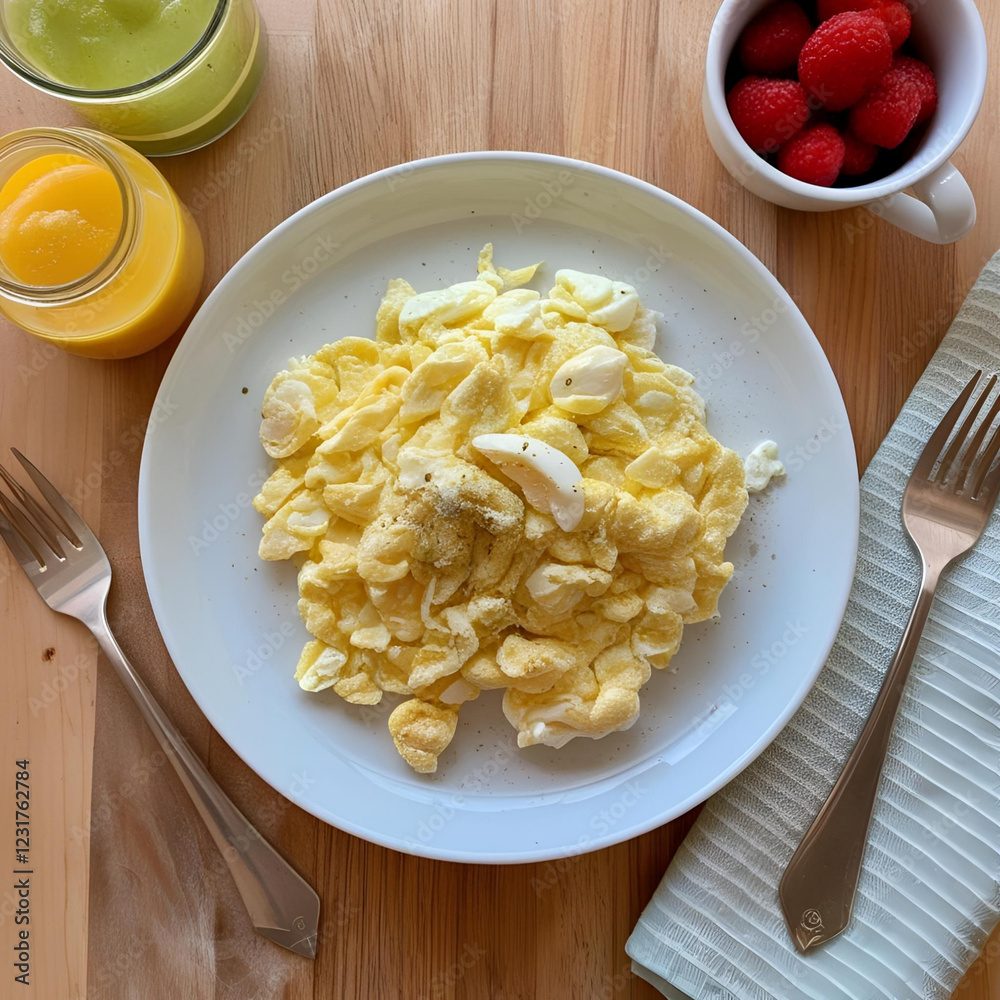 scrambled eggs for breakfast scrambled eggs for breakfast