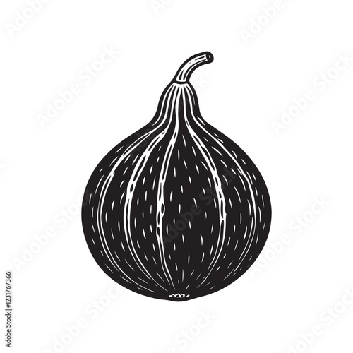 onion isolated on white