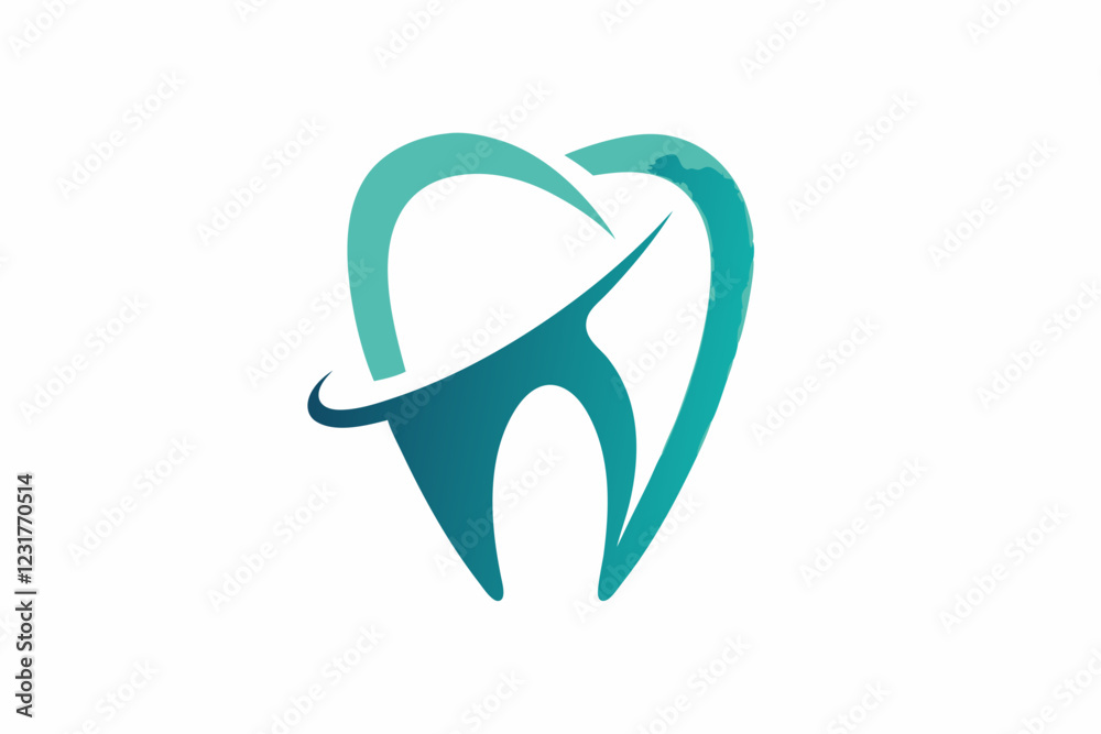 dental logo design concept on white background dental logo design concept on white background