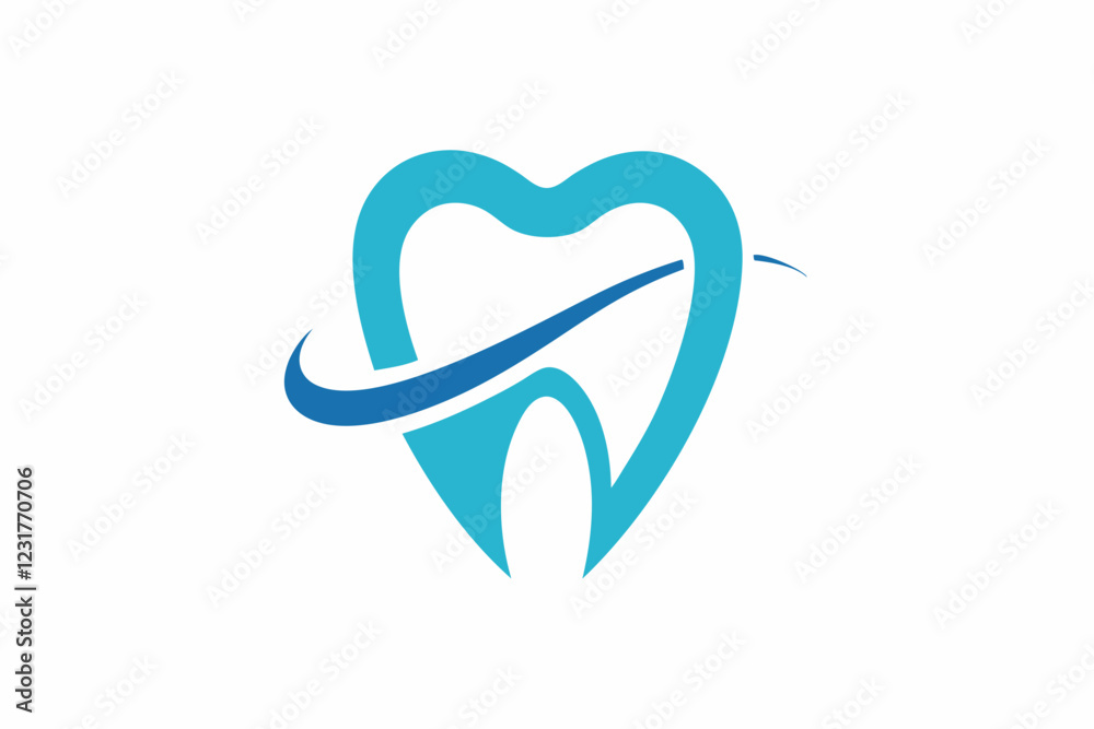 dental logo design concept on white background dental logo design concept on white background