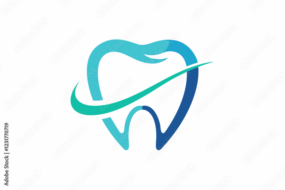 dental logo design concept on white background dental logo design concept on white background