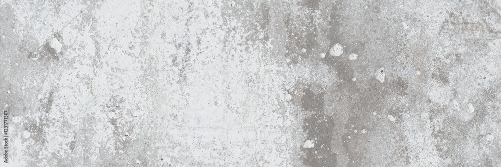Obraz premium Texture of old concrete wall. Rough gray concrete surface with white spots. Perfect for background and design. Closeup. High resolution.