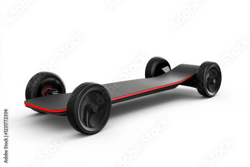 Electric skateboard, showcasing modern and youth-oriented transport options