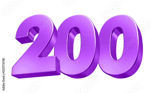 Purple Number 200