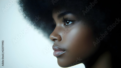 Photo Profile of a Person with Afro Hair