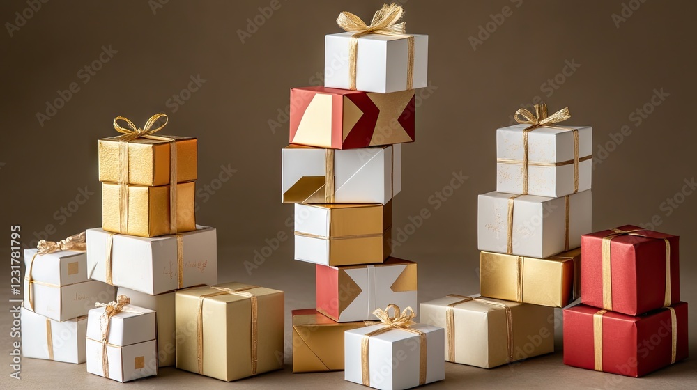 A stackable modular packaging concept, allowing for creative customization and branding flexibility. A stackable modular packaging concept, allowing for creative customization and branding flexibility.