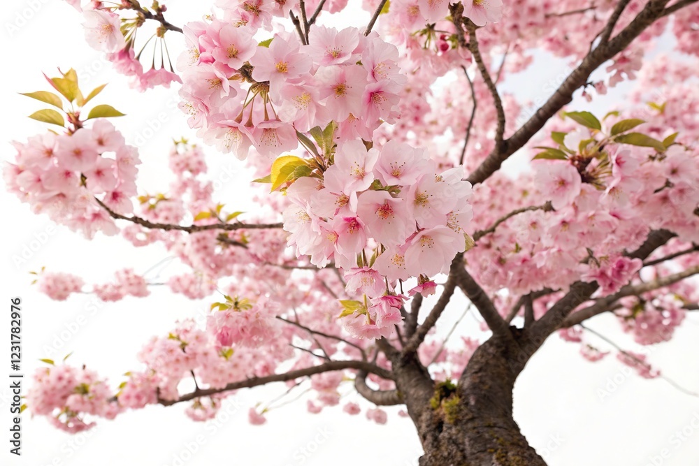 Full Bloom Cherry Blossom Tree, Springtime Majesty Full Bloom Cherry Blossom Tree, Springtime Majesty