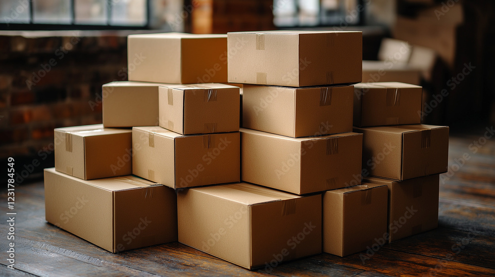 Fototapeta premium Shipping and logistics concept,