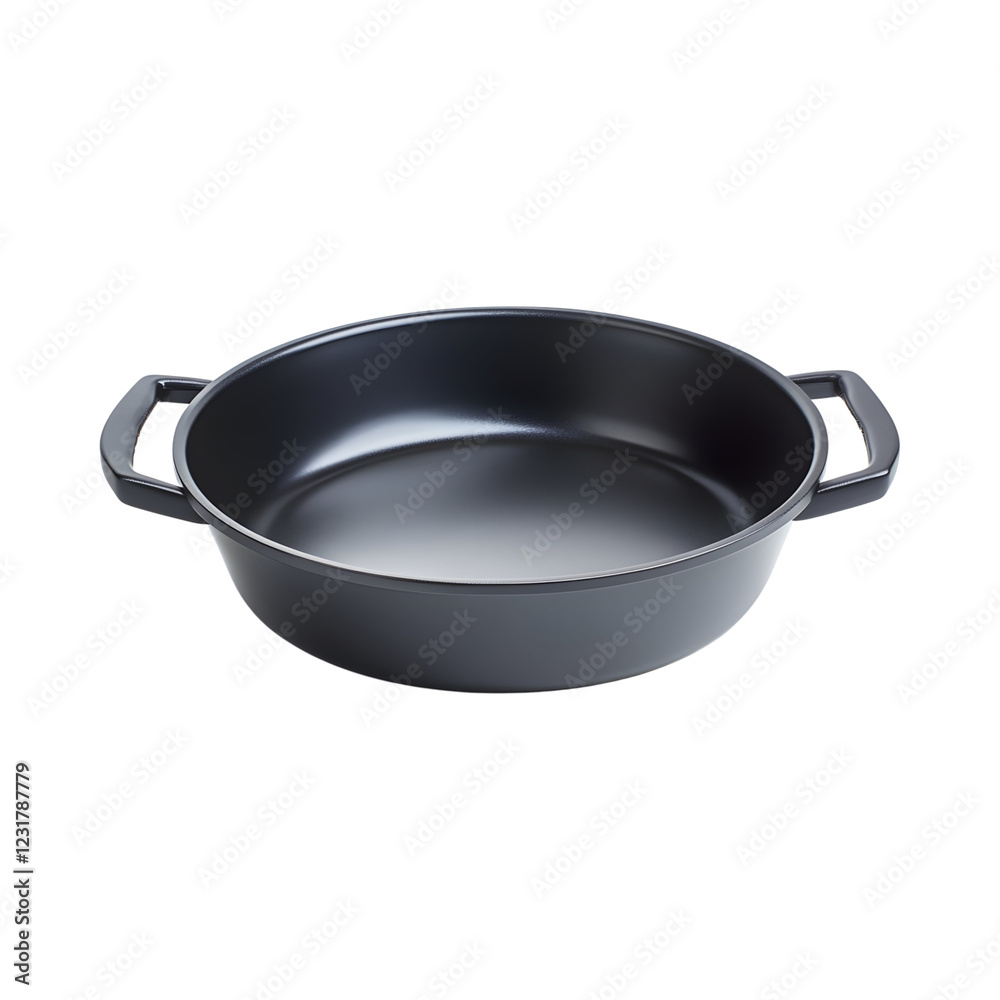 Sleek Non-Stick Pie Dish Isolated on Transparent Background Sleek Non-Stick Pie Dish Isolated on Transparent Background