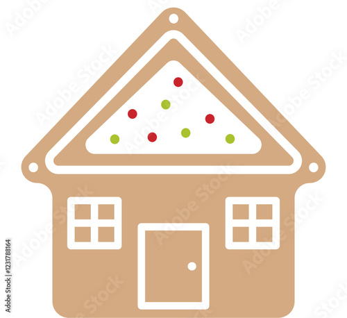 House Gingerbread Christmas Decorations 