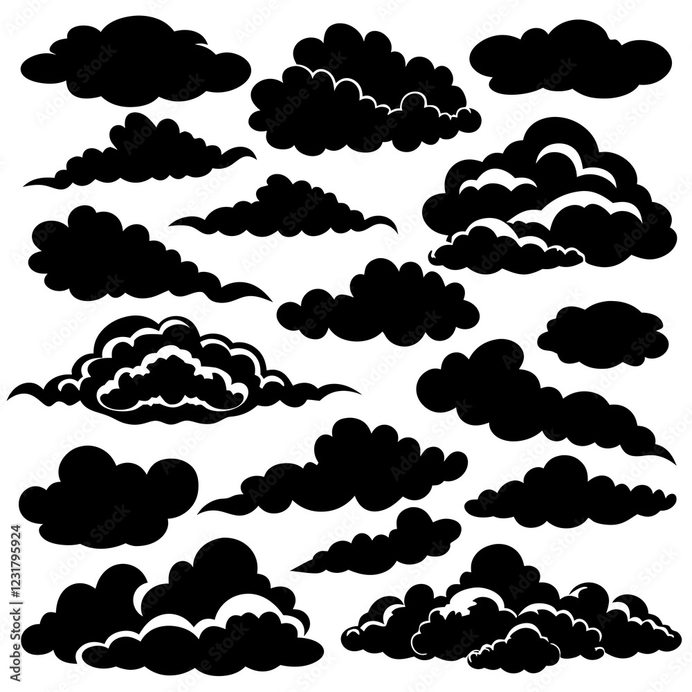 Fototapeta premium CLOUD ILLUSTRATION