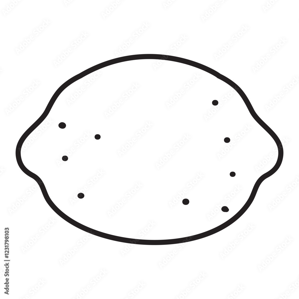 Lime. Outline isolated icon. Vector illustration. Organic healthy food. Lime. Outline isolated icon. Vector illustration. Organic healthy food.
