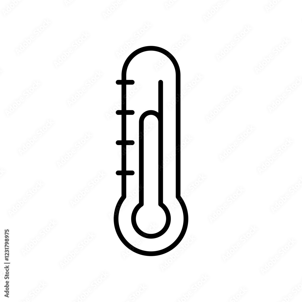 Fototapeta premium Thermometer icon