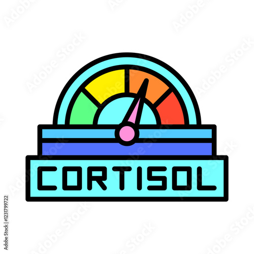 Cortisol Hormone Symbol