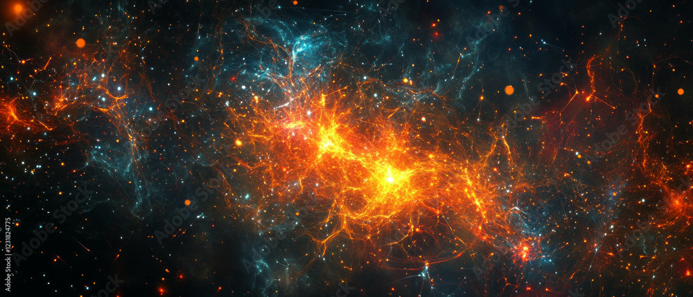 Bright glowing sparks create a vibrant overlay texture against a dark background Bright glowing sparks create a vibrant overlay texture against a dark background