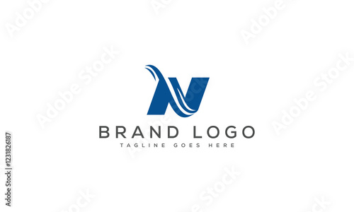 letter N logo design vector template design for brand. Free Download letter N logo design vector template design for brand. - GFXLoad