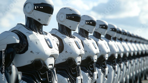 Wallpaper Mural Exploring machine learning and algorithmic bias in futuristic ai robotics industrial automation cyber ethics environment Torontodigital.ca