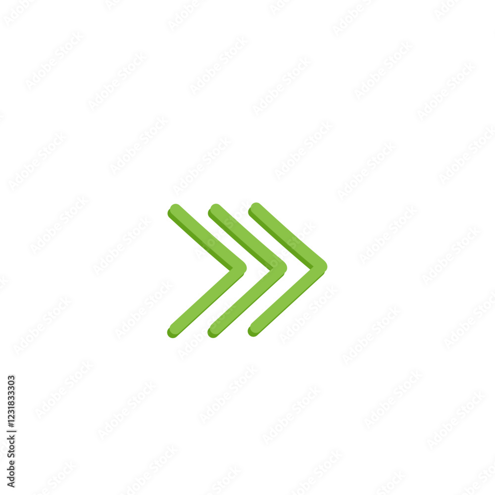 Obraz premium green arrow design