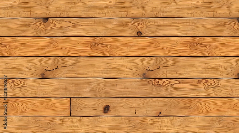 A rustic seamless pattern with textured wood planks in a realistic style, using warm browns and grays, with visible grain and knots, showing a horizontal layout. A rustic seamless pattern with textured wood planks in a realistic style, using warm browns and grays, with visible grain and knots, showing a horizontal layout.