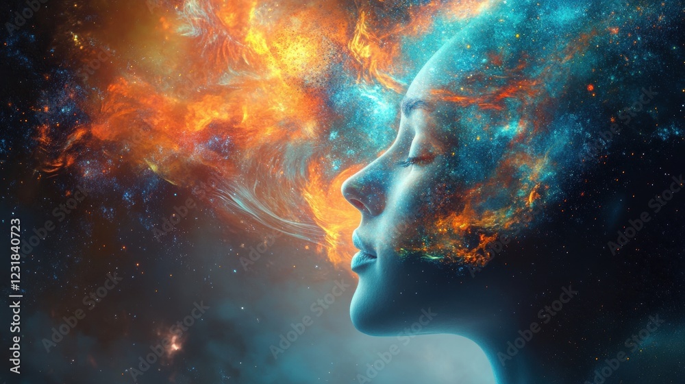 custom made wallpaper toronto digitalExploring Inner Worlds Digital Realm Abstract Art Cosmic Environment Close-Up View Emotions of Existence