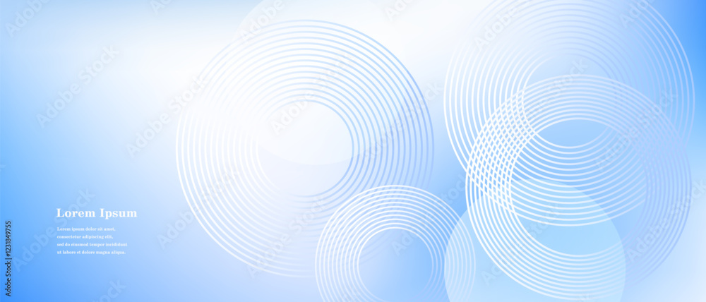 Naklejka premium 幾何学 抽象 ストライプ ライン サークル 背景