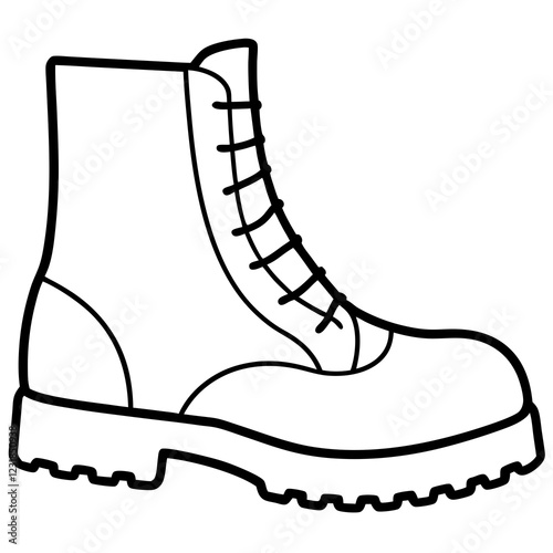 Vintage Boots Vector Illustration