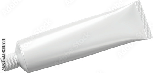 a high-resolution and realistic toothpaste tube cutout image