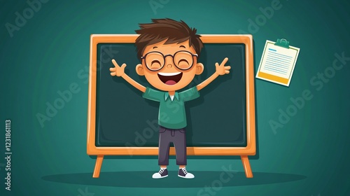 Professional Young Entrepreneur Presenting Innovative Business Ideas with Enthusiasm